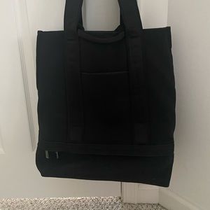 Athleta gym bag.  Has room for everything!